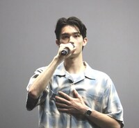 山形での「宝島」舞台挨拶付き先行上映にて栄莉弥