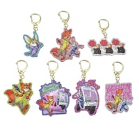 「ズートピア」の新グッズ「ZOOTOPIA COMIC STYLE」シークレットキーチェーン（各税込700円）