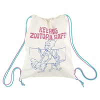 「ズートピア」の新グッズ「ZOOTOPIA COMIC STYLE」ナップサック（税込3300円）