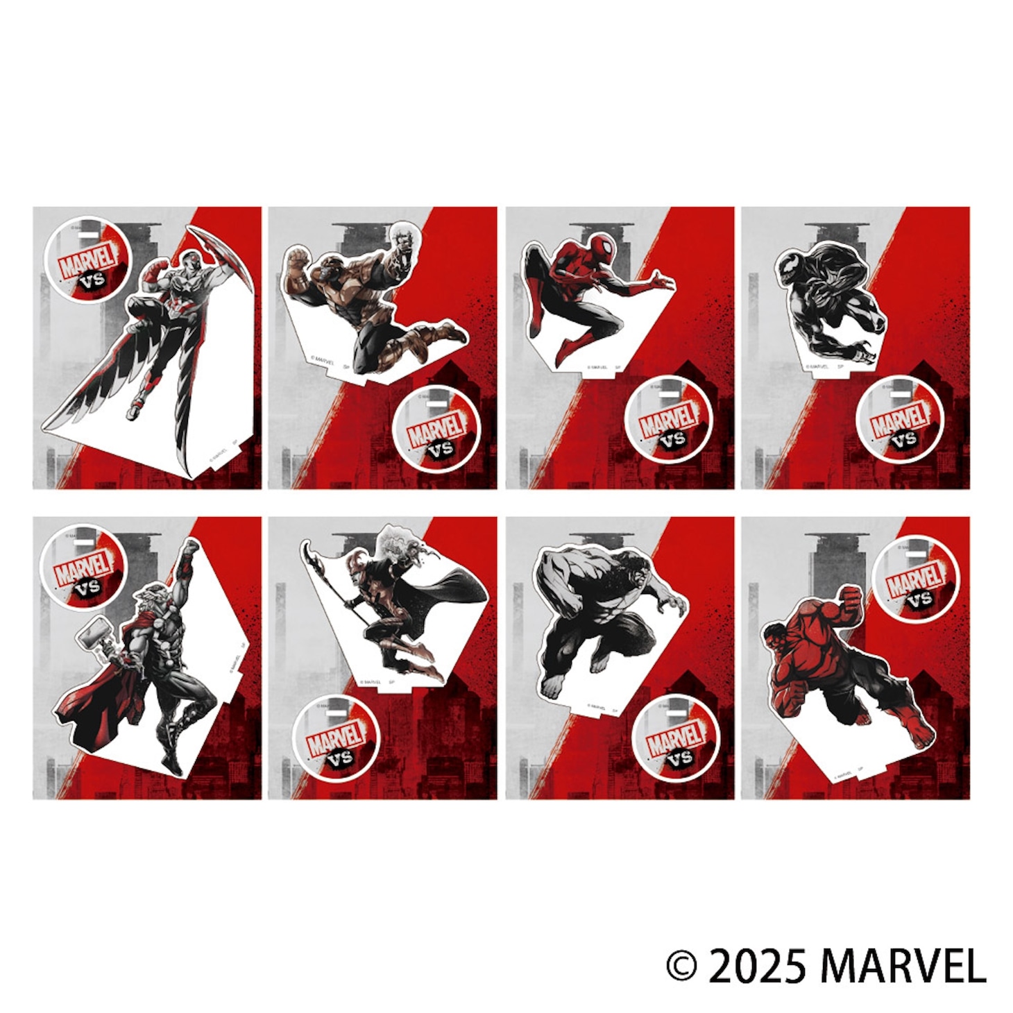 マーベルVSブラインドアクリルスタンド 全8種（各990円）