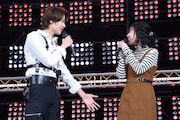 左から今井竜太郎、八木美樹