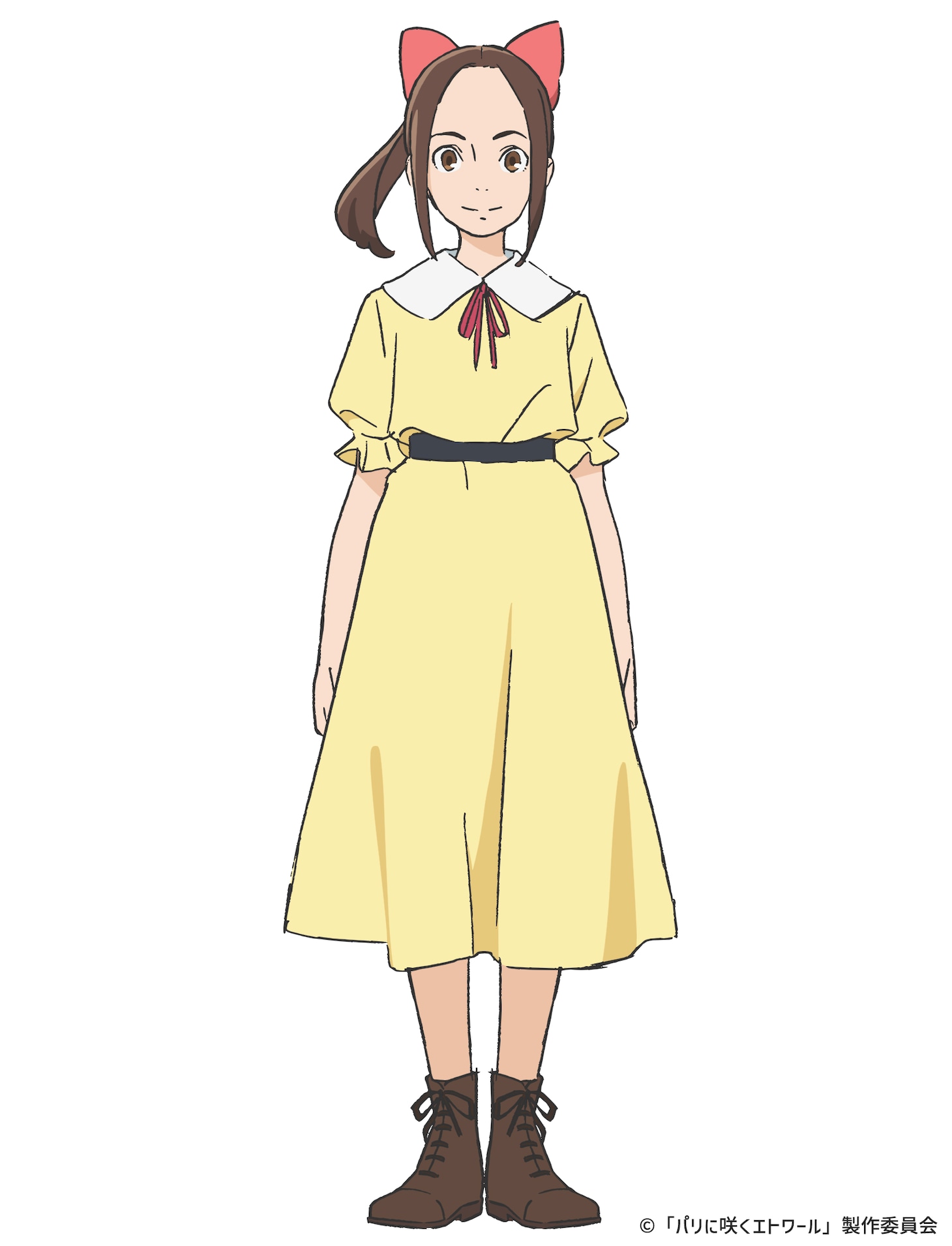 オリジナル劇場アニメ「パリに咲くエトワール」フジコ（CV：當真あみ）のキャラクタービジュアル (c)「パリに咲くエトワール」製作委員会