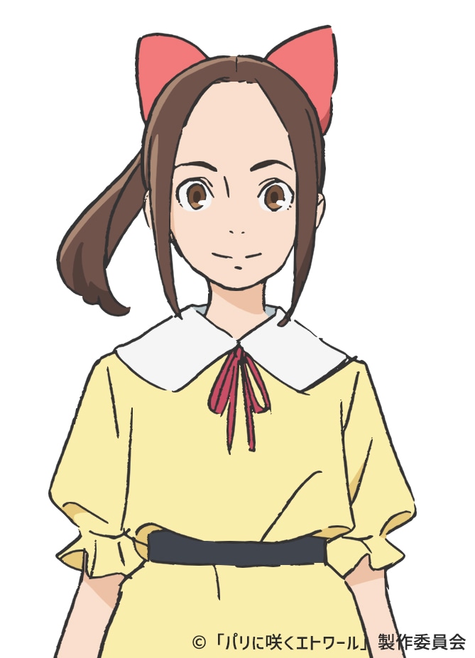 オリジナル劇場アニメ「パリに咲くエトワール」フジコ（CV：當真あみ）のキャラクタービジュアル (c)「パリに咲くエトワール」製作委員会