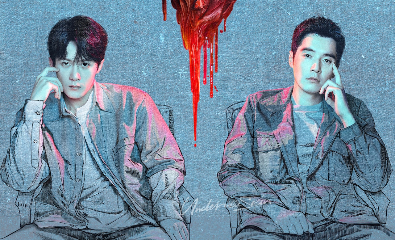 中国ドラマ「猟罪図鑑II」のビジュアル。タン・ジェンツー（檀健次）演じる沈翊（左）とジン・シージャー（金世佳）演じる杜城（右） ©Shanghai Linmon Pictures Co., Limited.