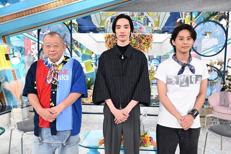 左から笑福亭鶴瓶、清水尋也、藤ヶ谷太輔