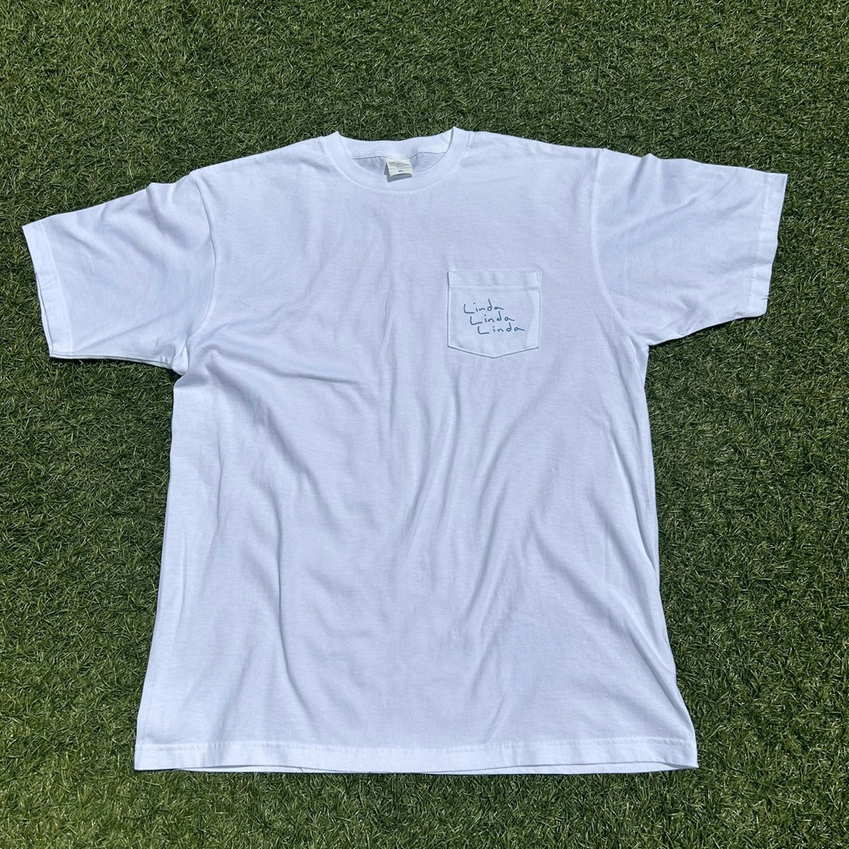 「リンダ リンダ リンダ 4K」公式グッズのTシャツ白（S・M・L・LL 各税込3900円）