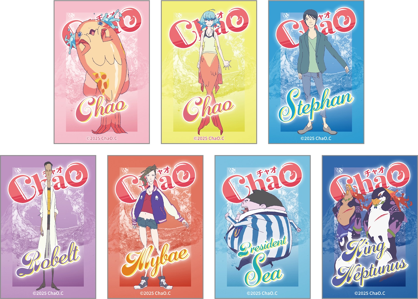 「ChaO」ステッカーセット（税込990円）
