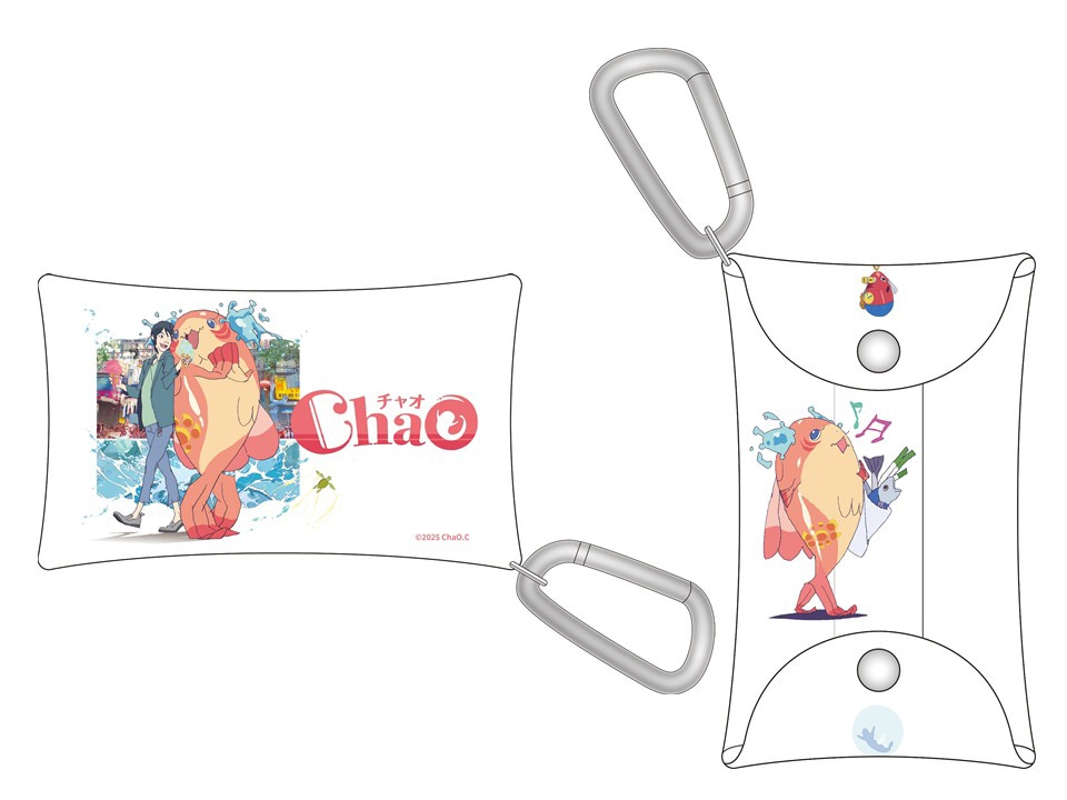 「ChaO」クリアマルチポーチ（税込1210円）