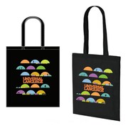 「ユニバーサル・ランゲージ」日本オリジナルグッズの「ちょっとおでかけトートバッグ」（税込2000円）