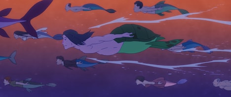 「ChaO」より、ステファンとチャオの結婚式に参列する人魚たち