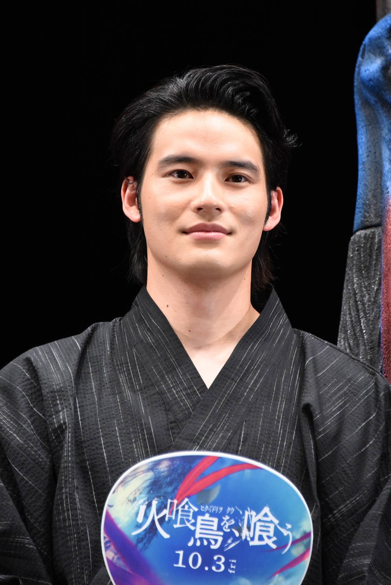「火喰鳥を、喰う」完成披露試写会より、水上恒司
