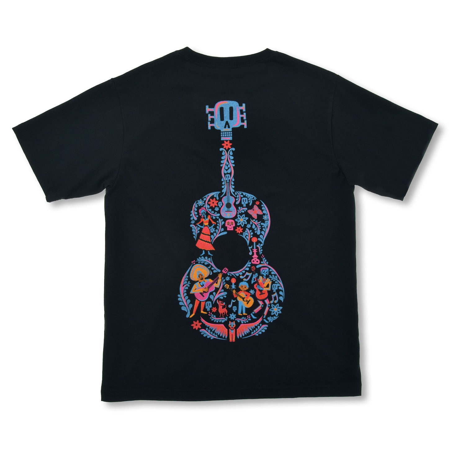 リメンバー・ミー 半袖Tシャツ 刺しゅう ブラック 裏（税込5500円）