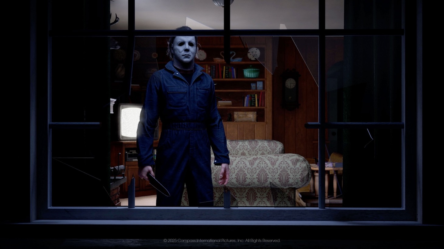 非対称型ステルスホラーゲーム「ハロウィン」のイメージ画像。マイケル・マイヤーズ