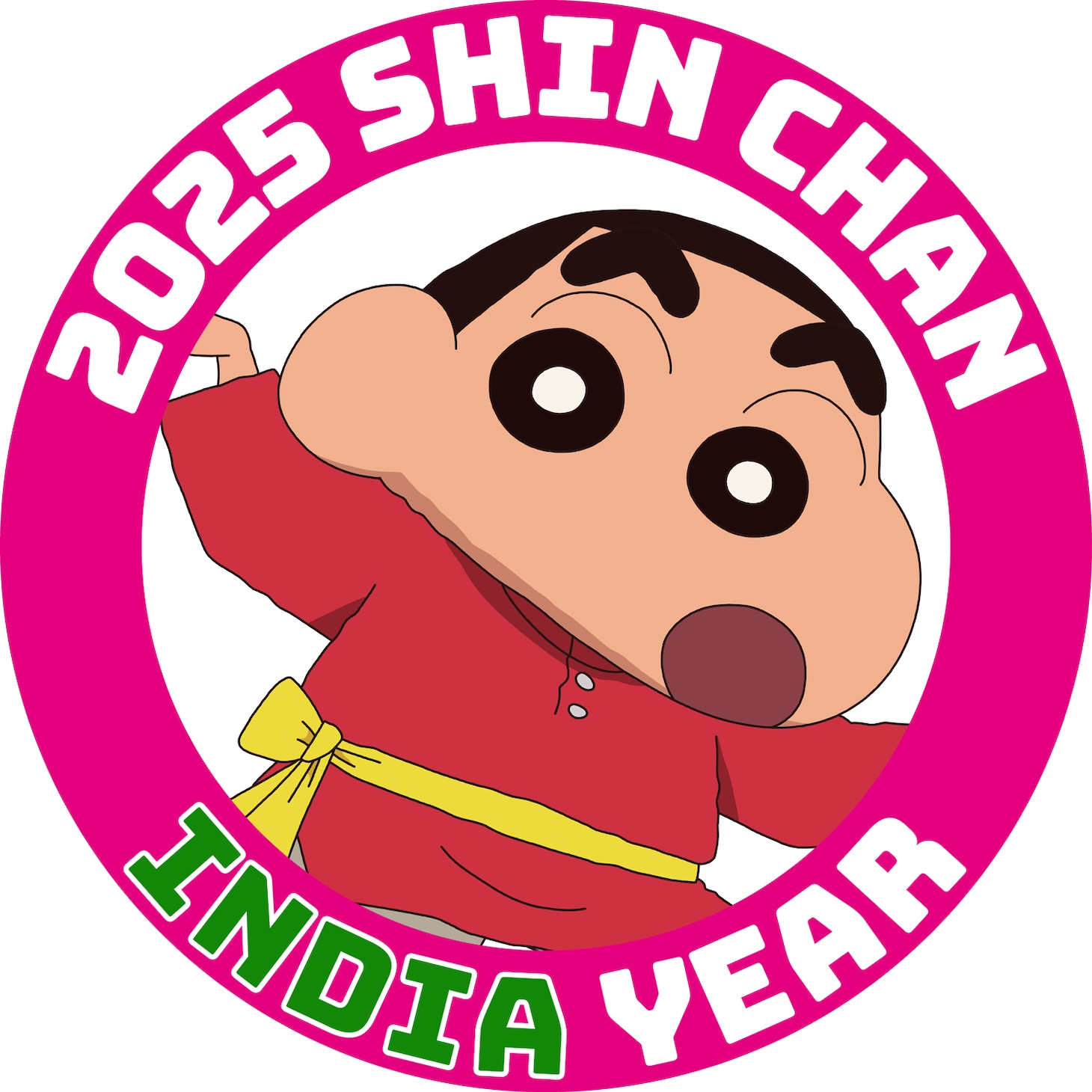 「クレヨンしんちゃん」インドイヤーのロゴ ©U/F・S・A・A 2025