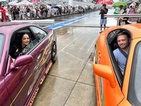 「FUELFEST JAPAN 2025」の様子。左からミシェル・ロドリゲス、コディ・ウォーカー