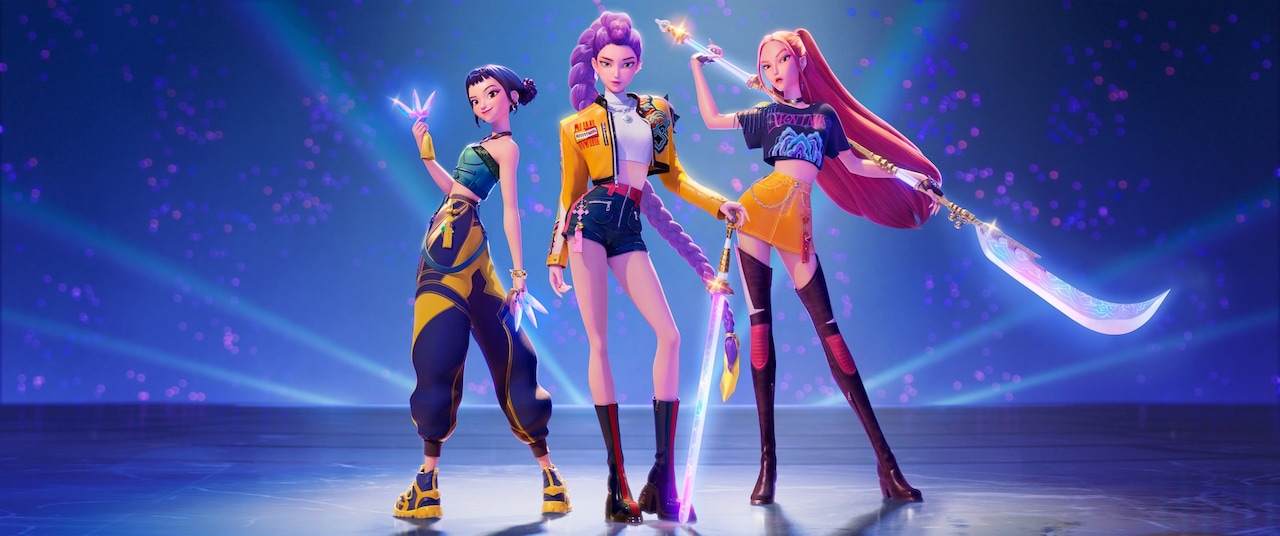 Netflix映画「KPOPガールズ! デーモン・ハンターズ」。累計2億3600万ビューを記録し、Netflix映画（英語作品）として歴代最高の視聴数に