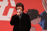 「ひゃくえむ。」完成披露試写会より、染谷将太