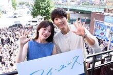 「マイ・ユース（My Youth）」サプライズトークイベントの様子。左からチョン・ウヒ、ソン・ジュンギ