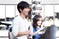 「マイ・ユース（My Youth）」サプライズトークイベントの様子。左からチョン・ウヒ、ソン・ジュンギ