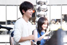 「マイ・ユース（My Youth）」サプライズトークイベントの様子。左からチョン・ウヒ、ソン・ジュンギ