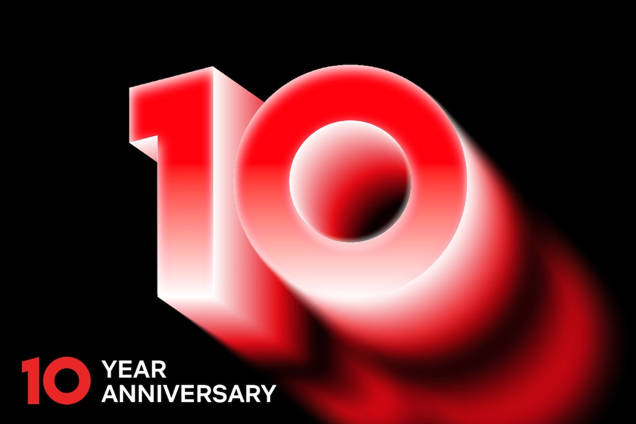 Netflixの10周年ビジュアル