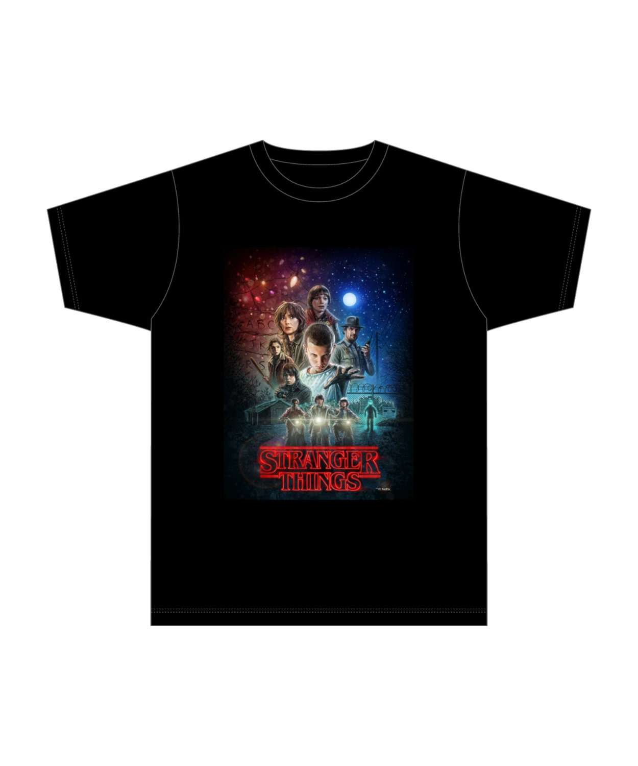 Netflixシリーズ「ストレンジャー・シングス 未知の世界」Tシャツ