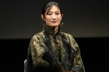 「シャンバラストーリー」の舞台挨拶に出席した武田梨奈