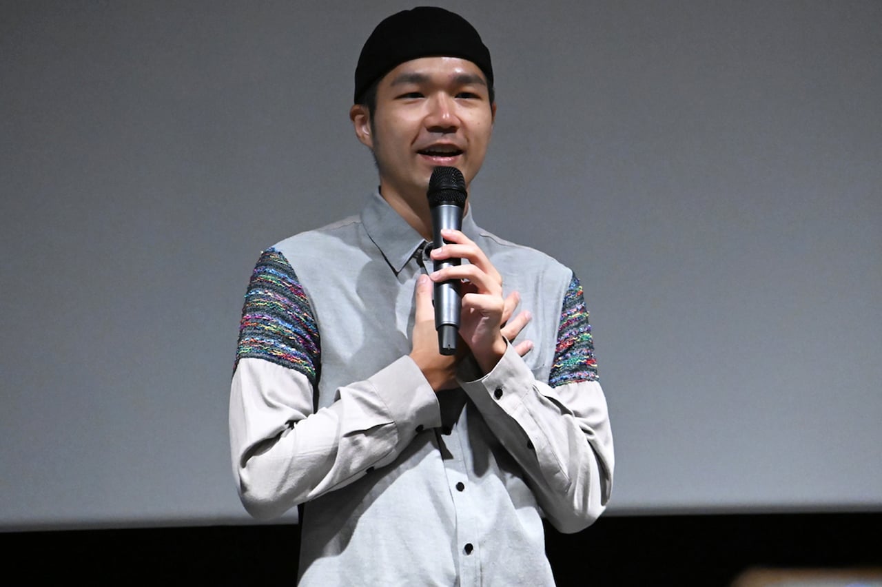 「クィアパノラマ」の舞台挨拶に出席したジュン・リー（李駿碩）