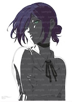 MEN'S NON-NO10月号増刊に付属する両面ピンナップのイラスト（レゼ）
©集英社 ©2025 MAPPA / チェンソーマンプロジェクト
©藤本タツキ / 集英社