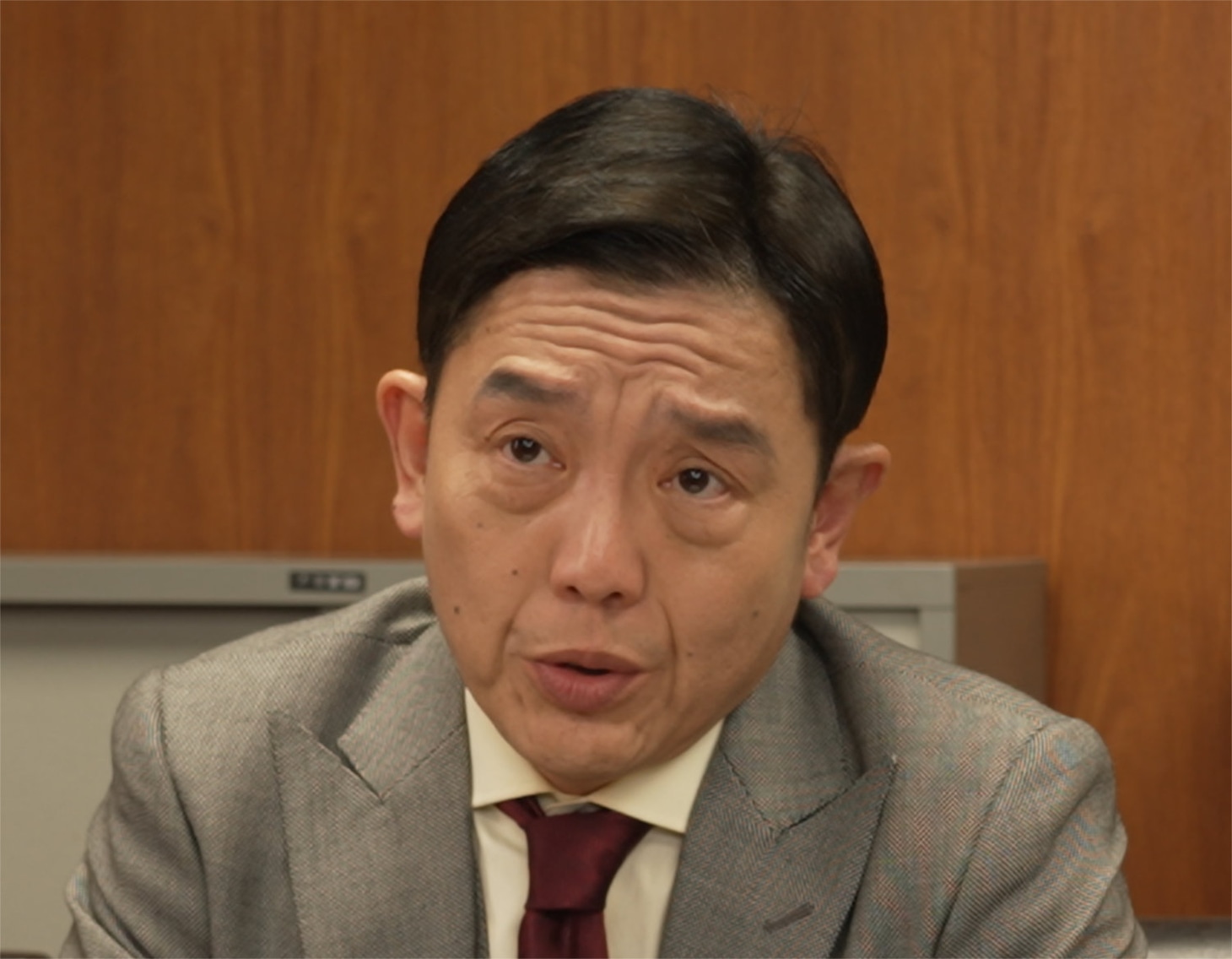 「最期の、ありがとう。」より、さがね・まさひろ演じる松平支店長
