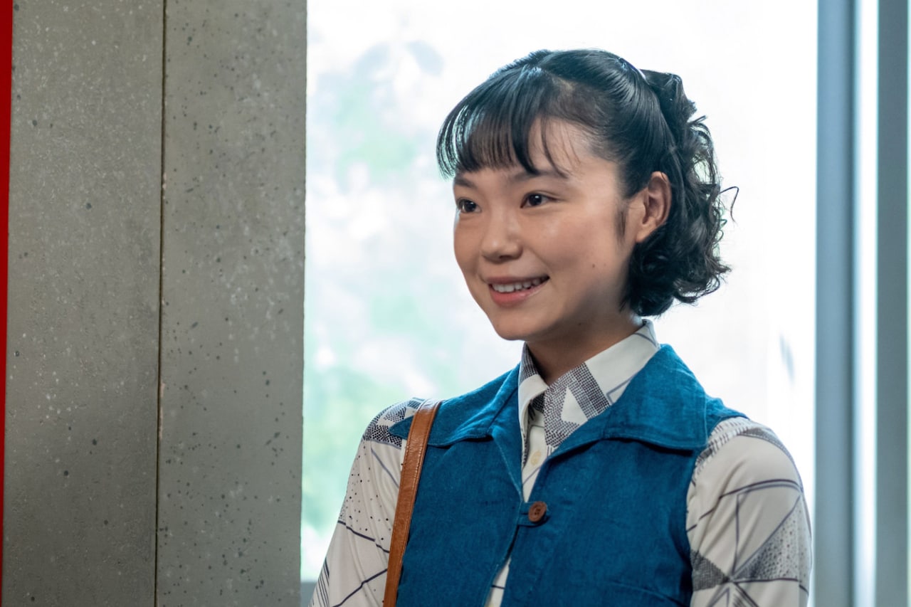 連続テレビ小説「あんぱん」より、古川琴音演じる中尾星子