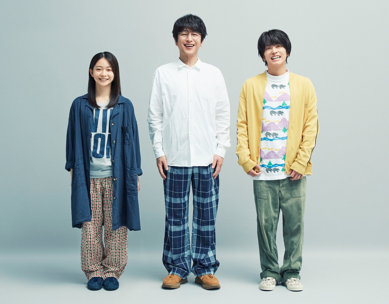 ぼくたちん家　B3サイズポスター 及川光博　手越祐也　白鳥玉季　貴重非売品 ぼくたちん家」ポスタービジュアル - 白鳥玉季がドラマ「ぼくたちん家