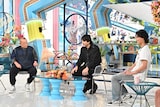 「A-Studio+」9月5日放送回の様子。左から笑福亭鶴瓶、山田裕貴、藤ヶ谷太輔
