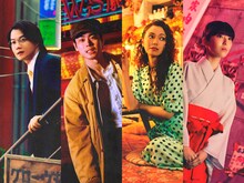 左から神木隆之介、菅田将暉、二階堂ふみ、浜辺美波