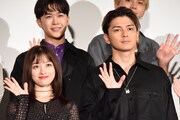 「カラダ探し THE LAST NIGHT」公開記念舞台挨拶の様子