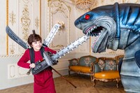 「松島トモ子 サメ遊戯」場面写真