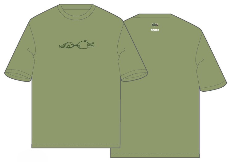 モスラ幼虫Tシャツ（税込1万4300円） - ゴジラ×ラコステのアパレル 