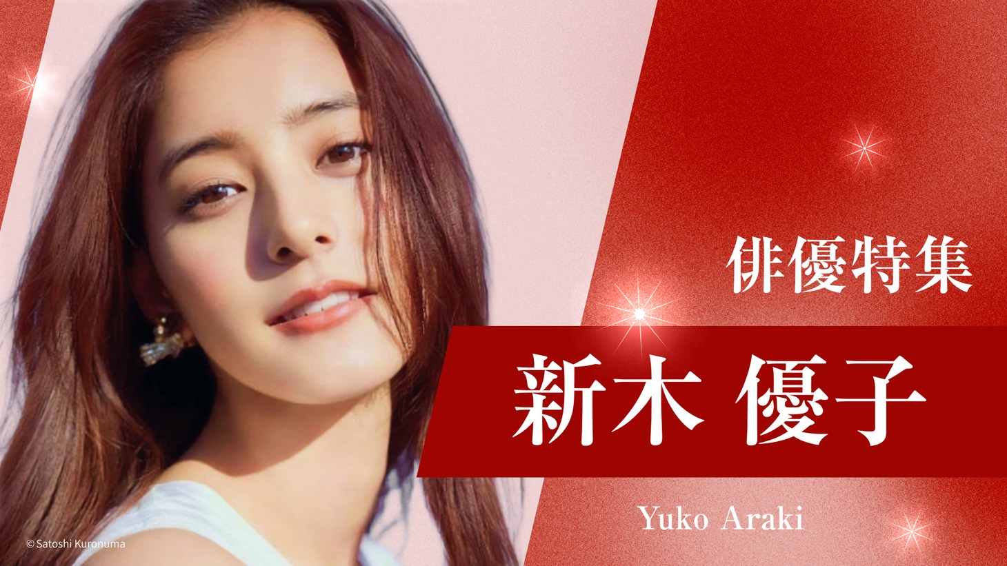 「新木優子 ドラマ特集」ビジュアル