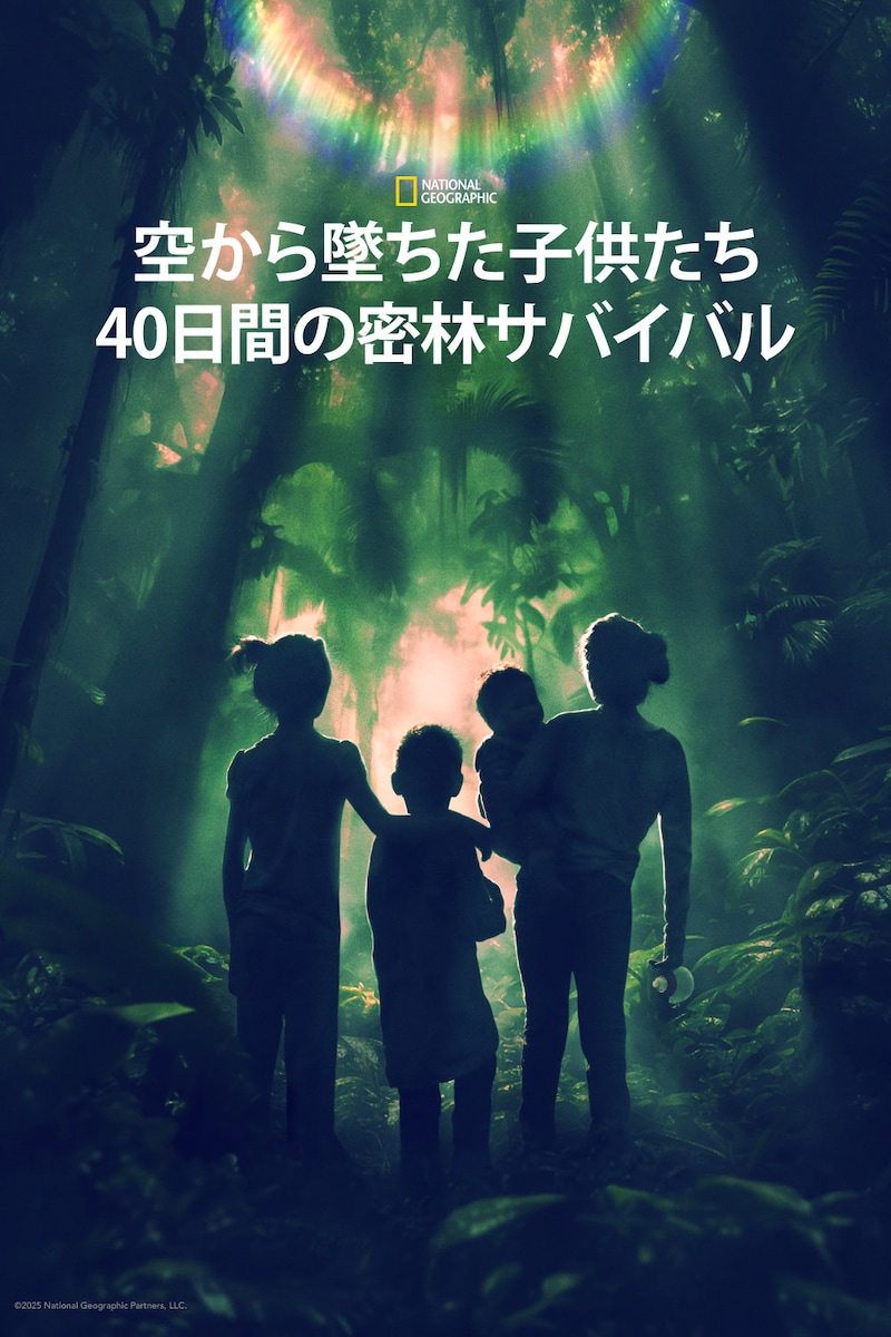 「空から墜ちた子供たち：40日間の密林サバイバル」ビジュアル