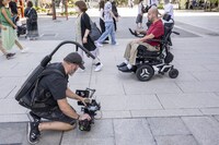 「ブックマン・マーク：行動の軌跡」撮影風景