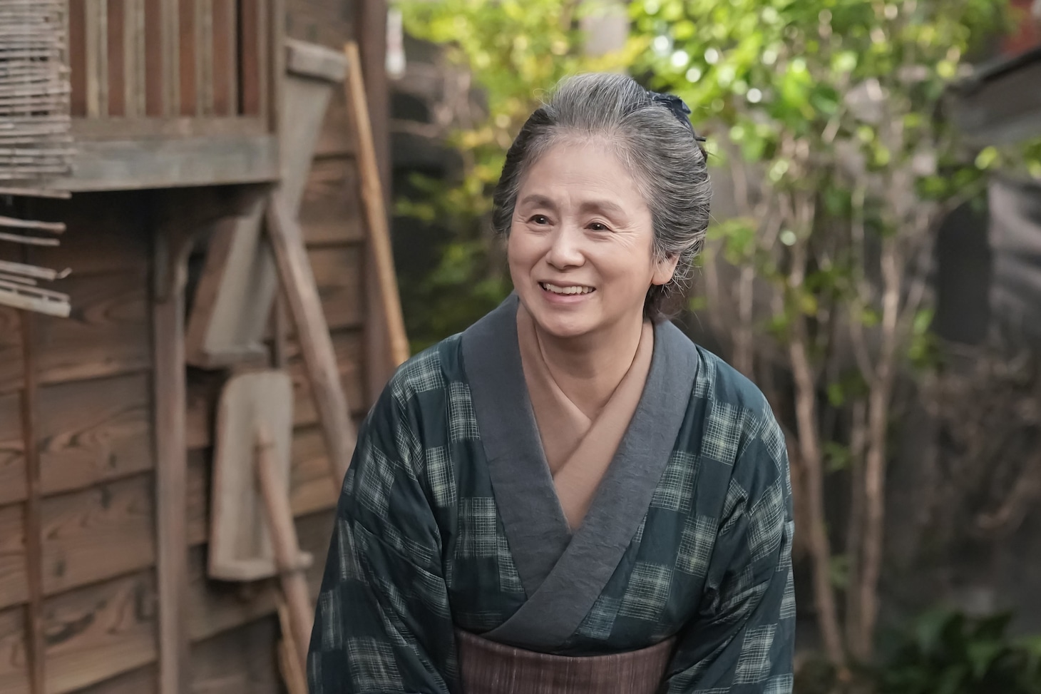 「ばけばけ」より、朝加真由美扮するタツ。（写真提供：NHK）