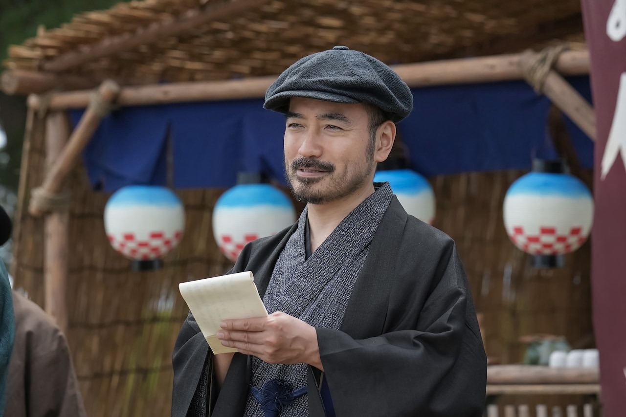 「ばけばけ」より、岩崎う大（かもめんたる）扮する梶谷吾郎。（写真提供：NHK）