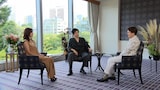 「ボクらの時代」9月14日放送回の様子。左から上戸彩、大沢たかお、松橋真三