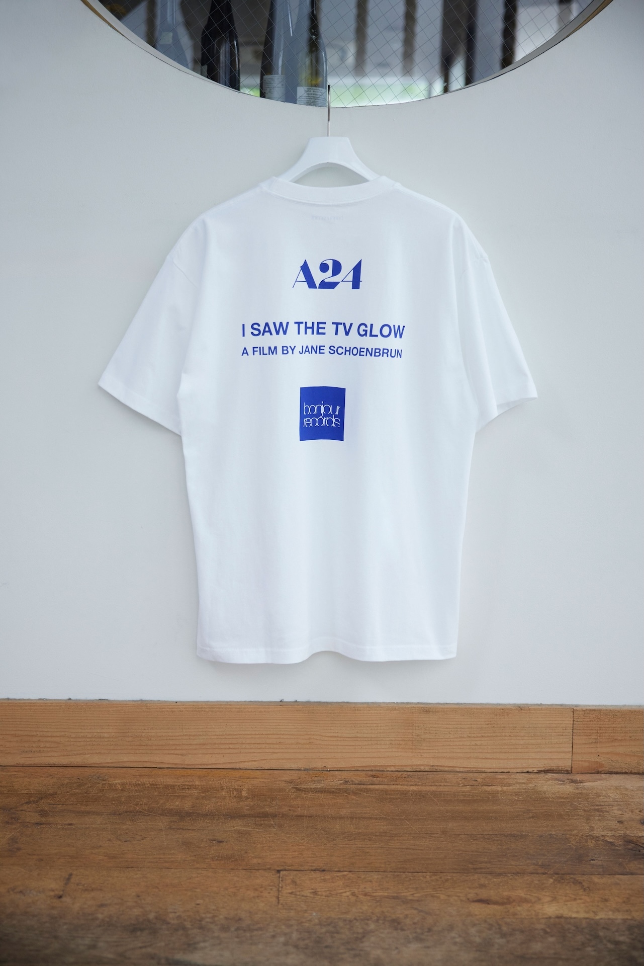 A24 for bonjour records「I Saw The TV Glow」Exclusive T-shirt（背面デザイン / 税込1万1000円）