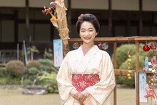 連続テレビ小説「風、薫る」撮影現場より、一ノ瀬りん役の見上愛