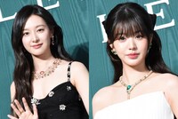 左からキム・ジウォン、チャン・ウォニョン（IVE）