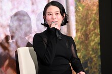 実写映画「秒速5センチメートル」舞台挨拶に登壇した高畑充希