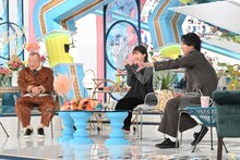 「A-Studio+」9月19日放送回の様子。左から笑福亭鶴瓶、伊藤沙莉、藤ヶ谷太輔