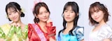 左から秋澤美月、永瀬莉子、恒松祐里、上原あまね