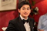 連続テレビ小説「あんぱん」特別編 スピンオフドラマ第1回「健ちゃんのプロポーズ」の場面写真。高橋文哉演じる辛島健太郎